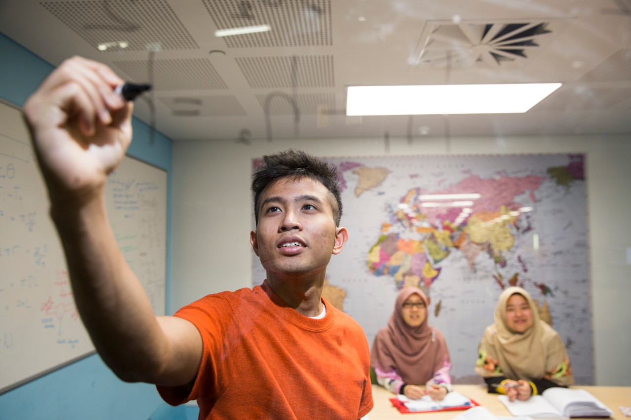 Undergraduate Mathematical Sciences study group, small group learning