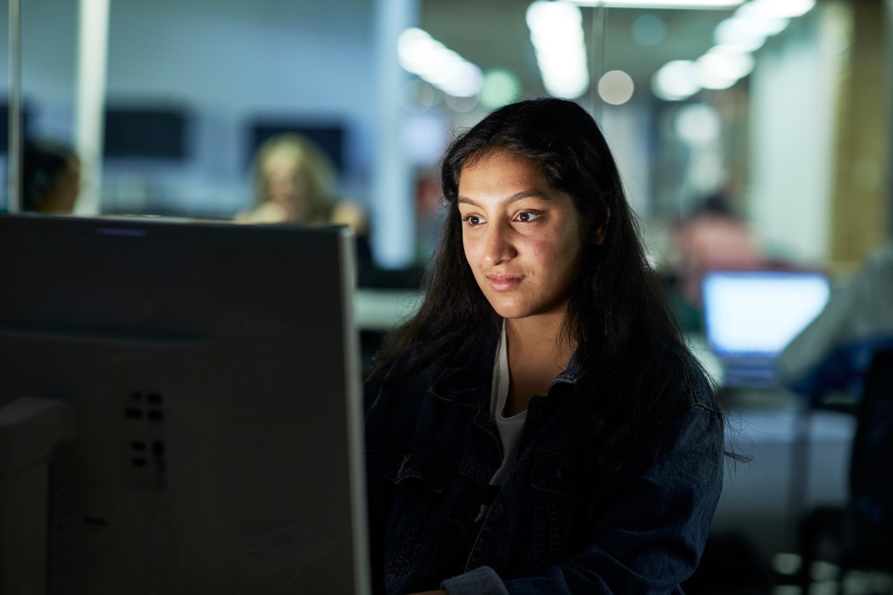 Students in hub central